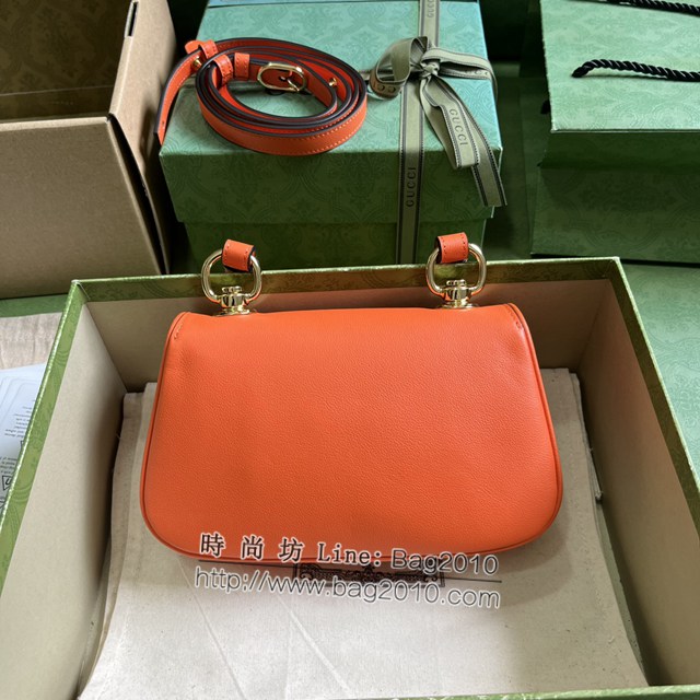 Gucci專櫃古馳最新款Blondie互扣單肩斜挎鏈條女包 jh2314型號：724645